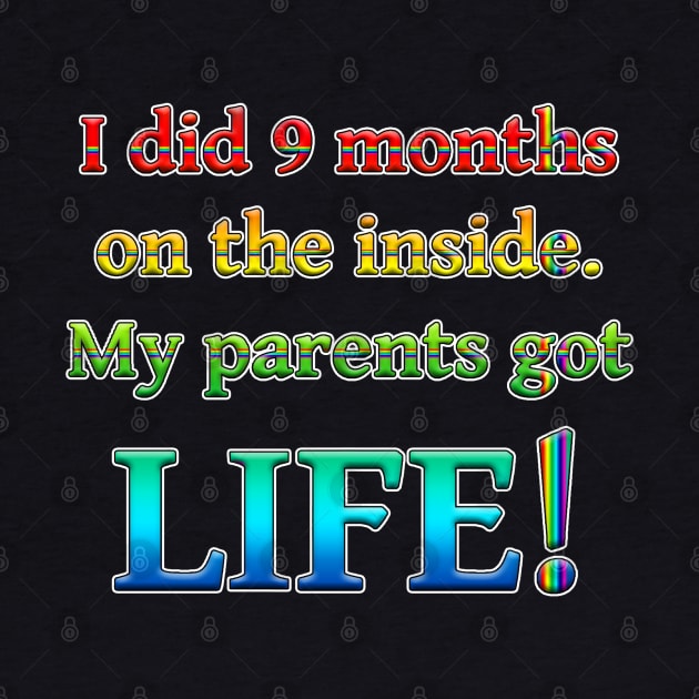 I Did 9 Months On The Inside, My Parents Got Life! by colormecolorado